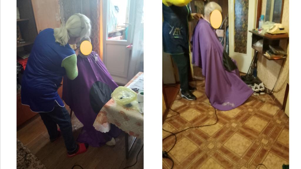 Реализация проекта "Мобильная социальная парикмахерская"